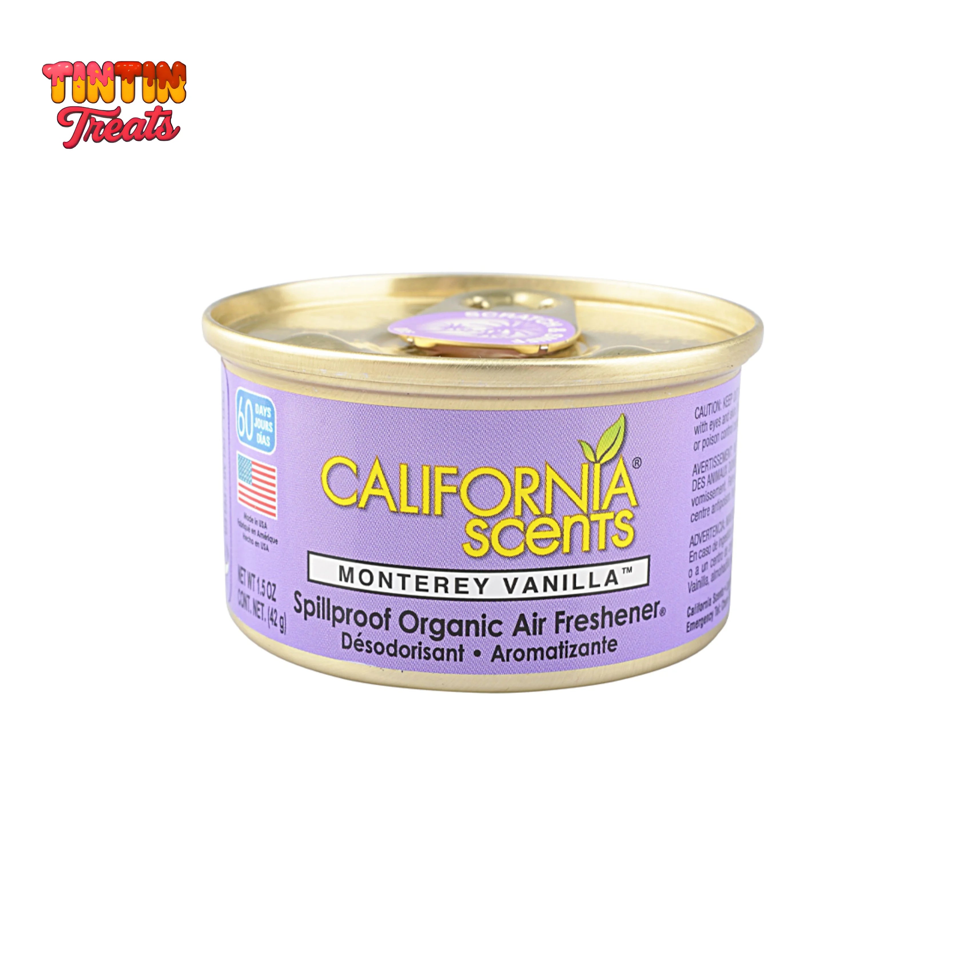 California Scents Air Freshener – Monterey Vanilla (Spillproof) | Single Unit | 12 per Inner | 144 per Case