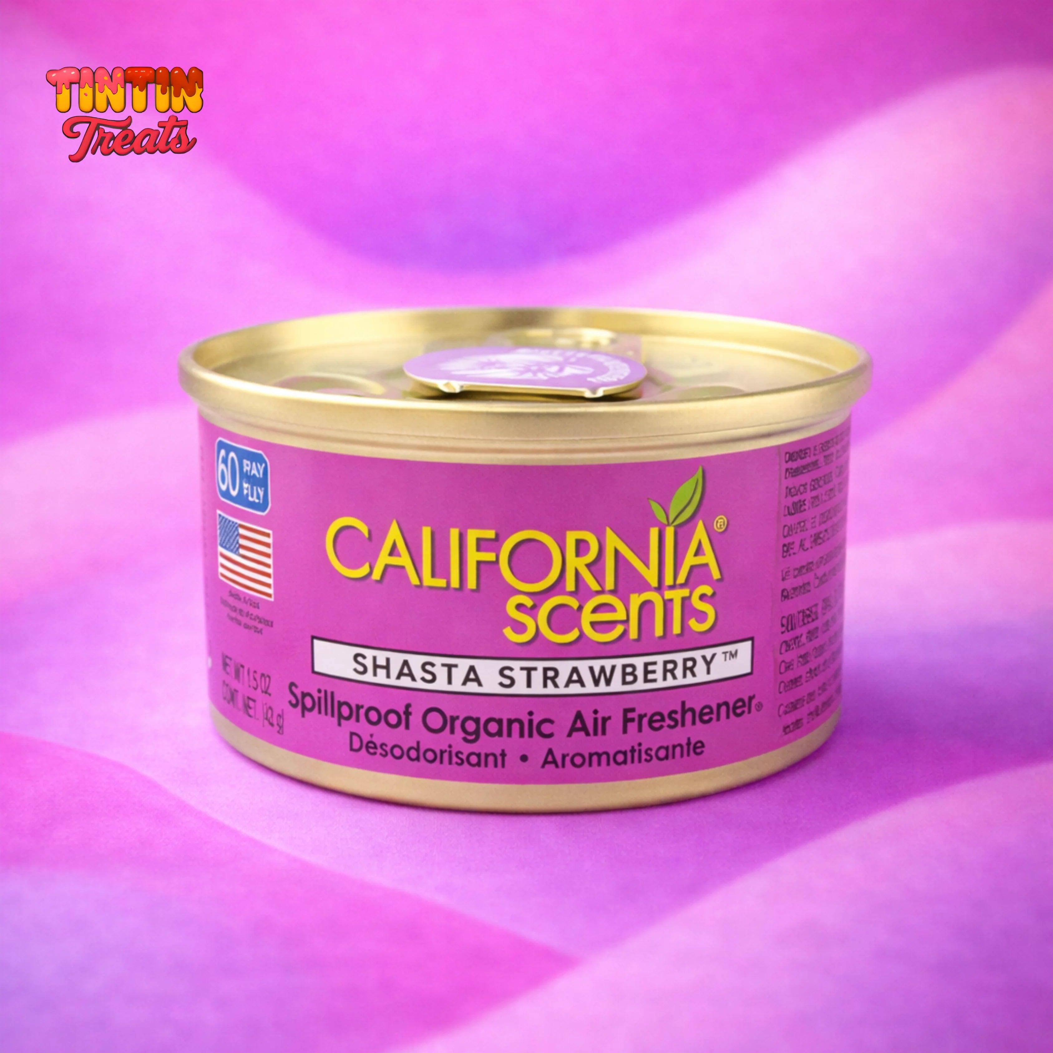 California Scents Air Freshener – Shasta Strawberry | Single Unit | 12 per Inner | 144 per Case