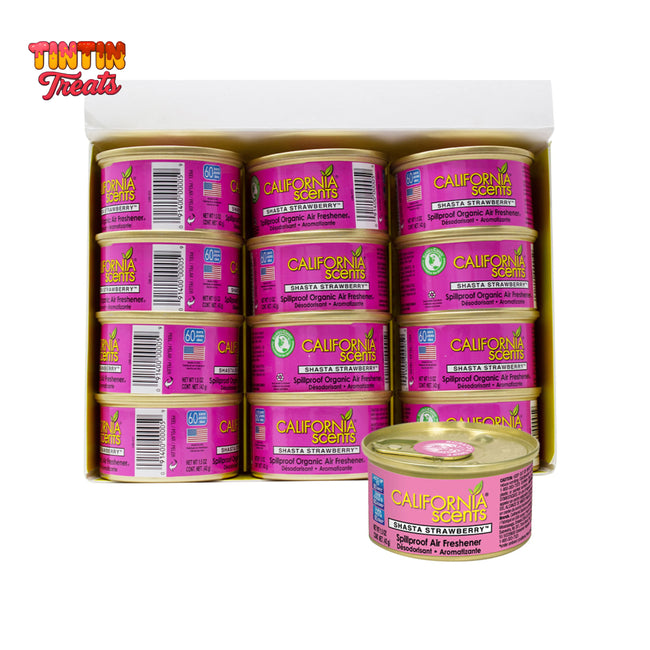 California Scents Air Freshener – Shasta Strawberry | Single Unit | 12 per Inner | 144 per Case Main Image