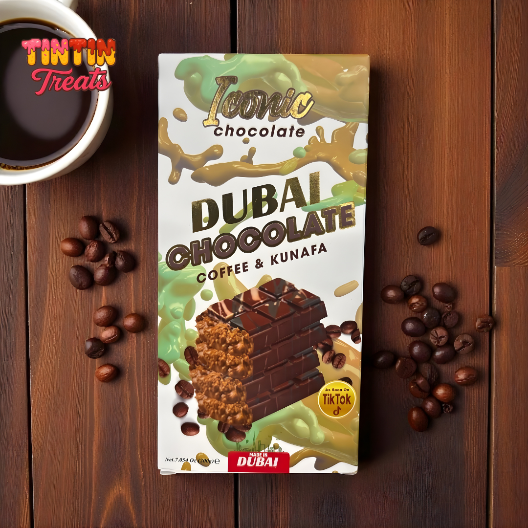Tintin Treats Dubai Chocolate - Coffee & Kunafa