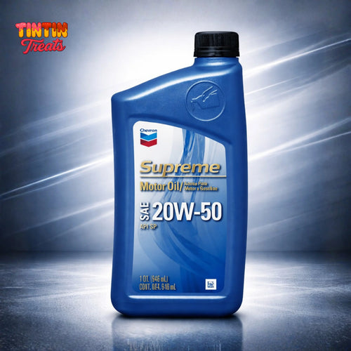 Chevron Supreme Motor Oil – 1 Qt 20W-50 | Single Unit | 12 per Case