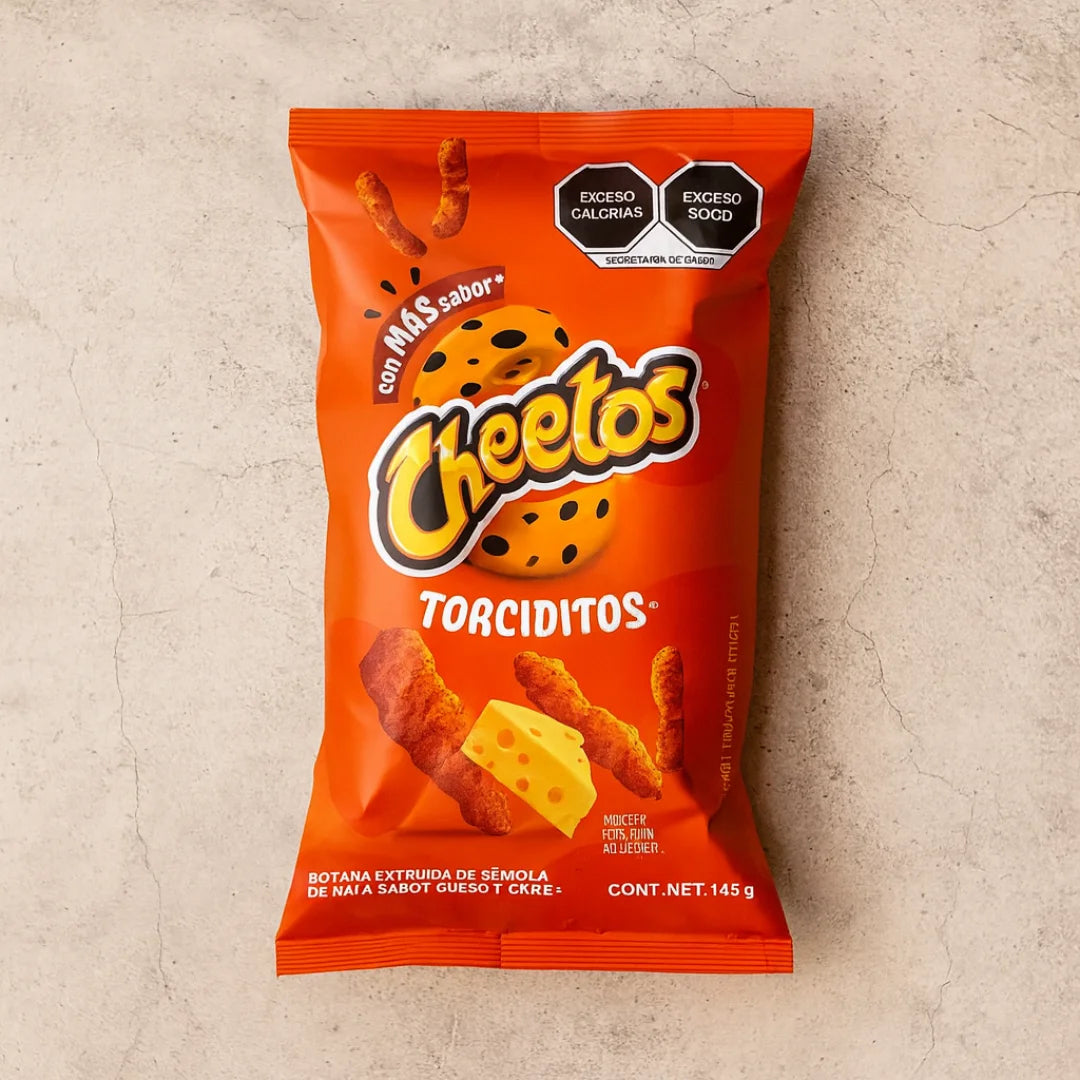 Cheetos Torciditos Sabritas - Mexican Twisted Cheesy Corn Snack | 145g