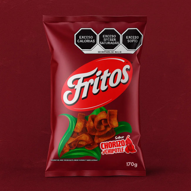 Fritos Chorizo Mexican Corn Chips by Sabritas | 170g Pack Hover Image