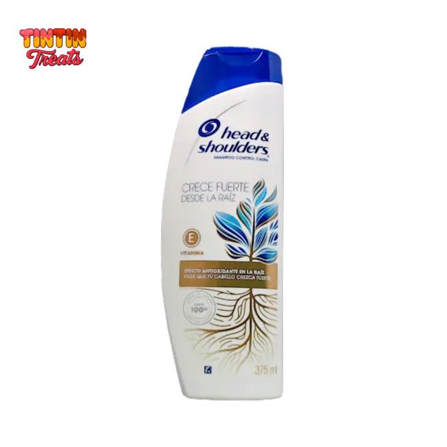 Head & Shoulders Root Strength Shampoo (Fuerza de Raíz) 375 ml | Single Bottle | Pack of 12 Main Image