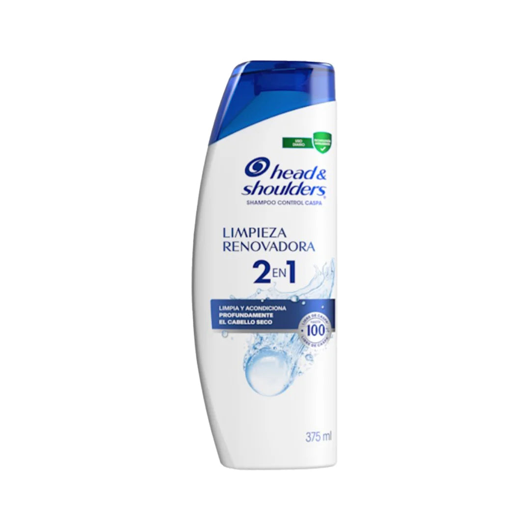 Head & Shoulders 2-in-1 Shampoo Limpieza Renovadora | 375 ml
