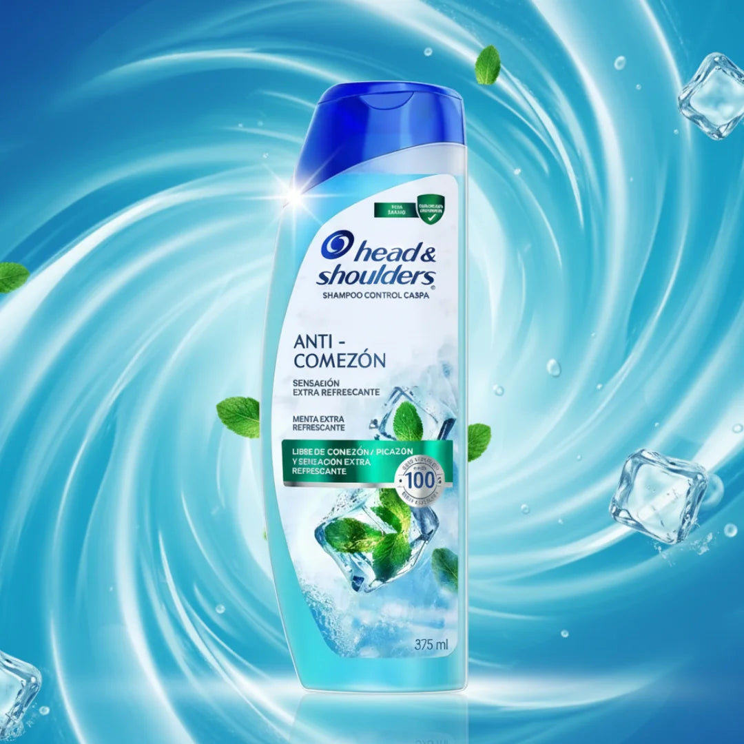 Head & Shoulders Anti-Comezón Mint Shampoo | 375 ml