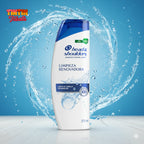 Head & Shoulders Renewing Cleanse Shampoo (Limpeza Renovadora) 375 ml | Single Bottle | Pack of 12