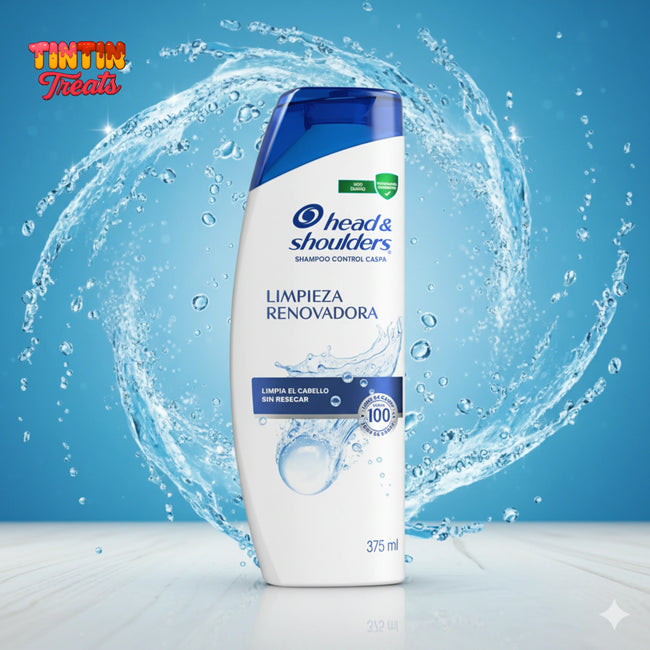 Head & Shoulders Renewing Cleanse Shampoo (Limpeza Renovadora) 375 ml | Single Bottle | Pack of 12 Hover Image