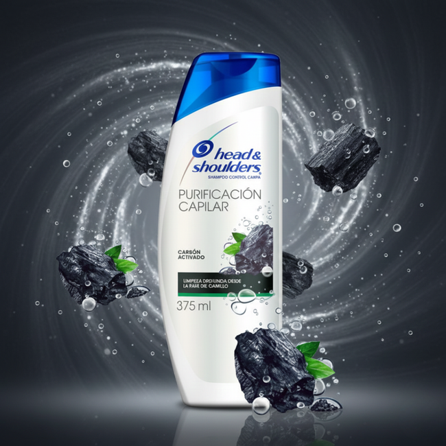 Head & Shoulders Shampoo Carbón Activado | 375 ml Hover Image