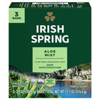 Irish Spring Bar Soap Aloe Vera | 3.7 oz Bars – 3 Pack