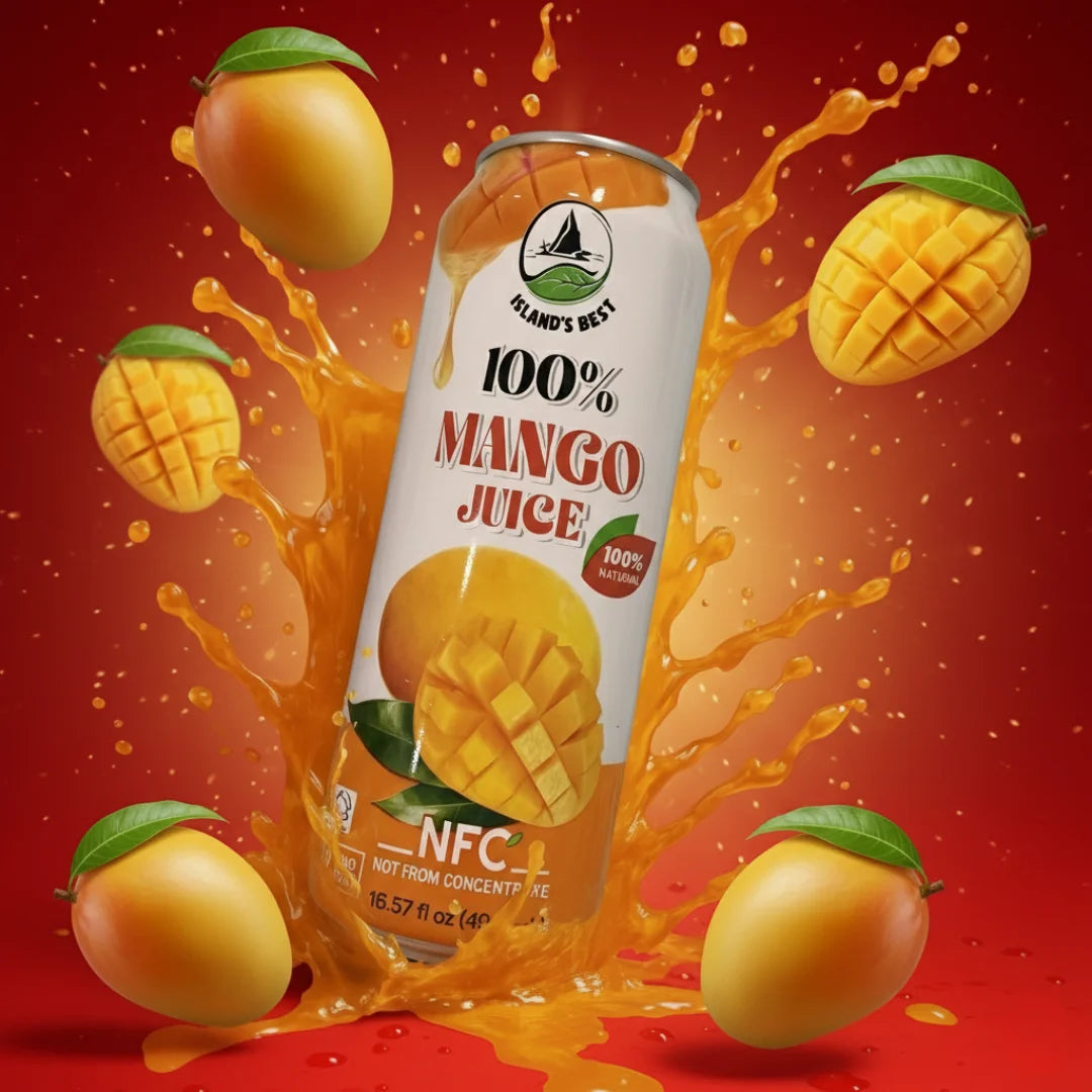 Island’s Best 100% Mango Juice (NFC) | 490 ml Can