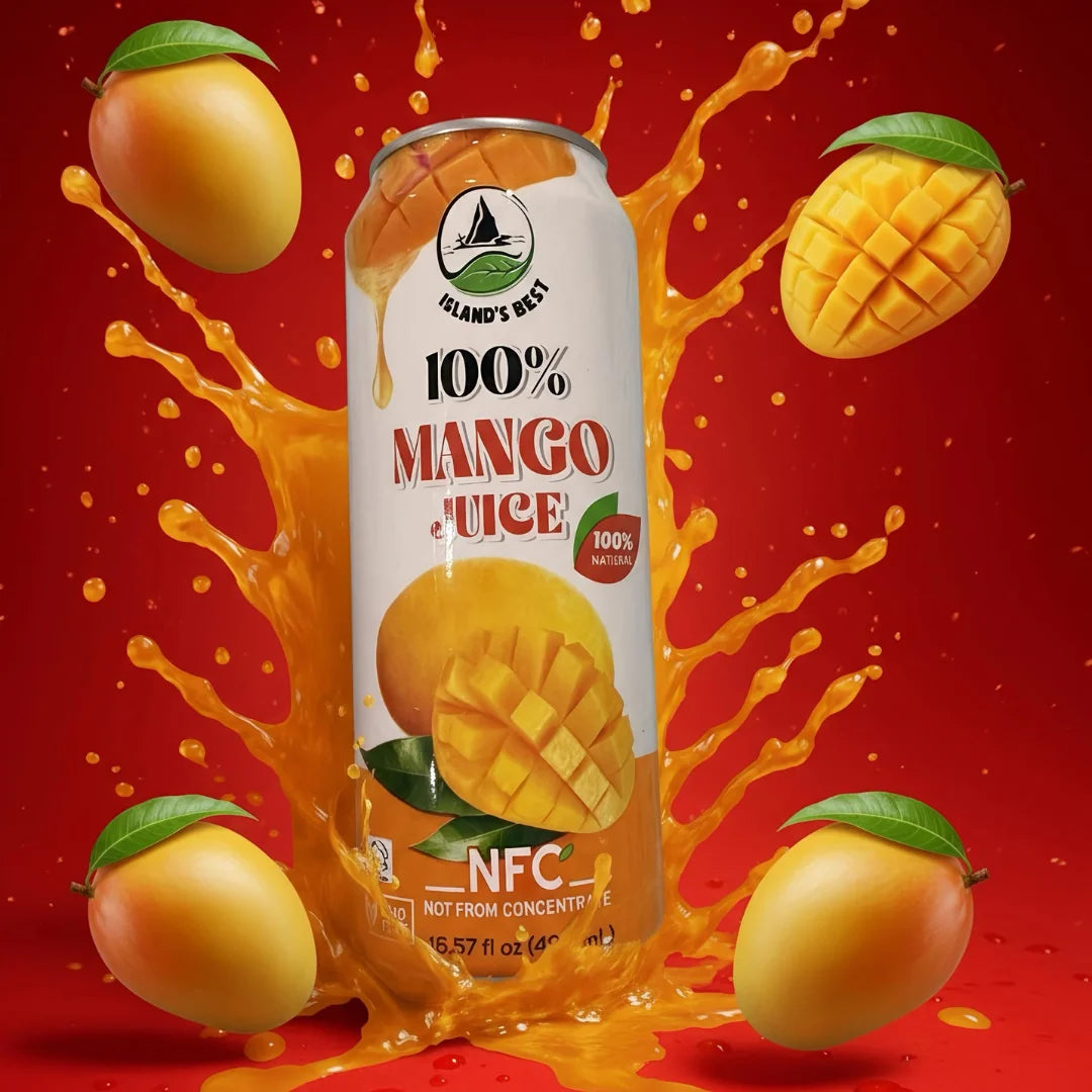 Island’s Best 100% Mango Juice (NFC) | 490 ml Can