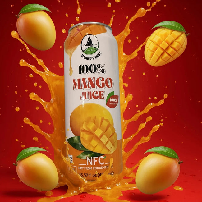 Island’s Best 100% Mango Juice (NFC) | 490 ml Can Hover Image