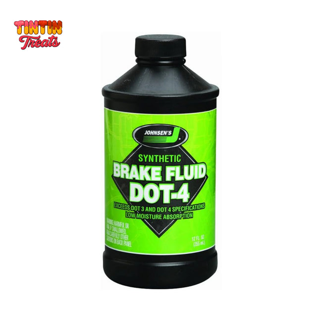 Johnsens Brake Fluid 12 oz – DOT 4 | Single Unit | 12 per Case Main Image