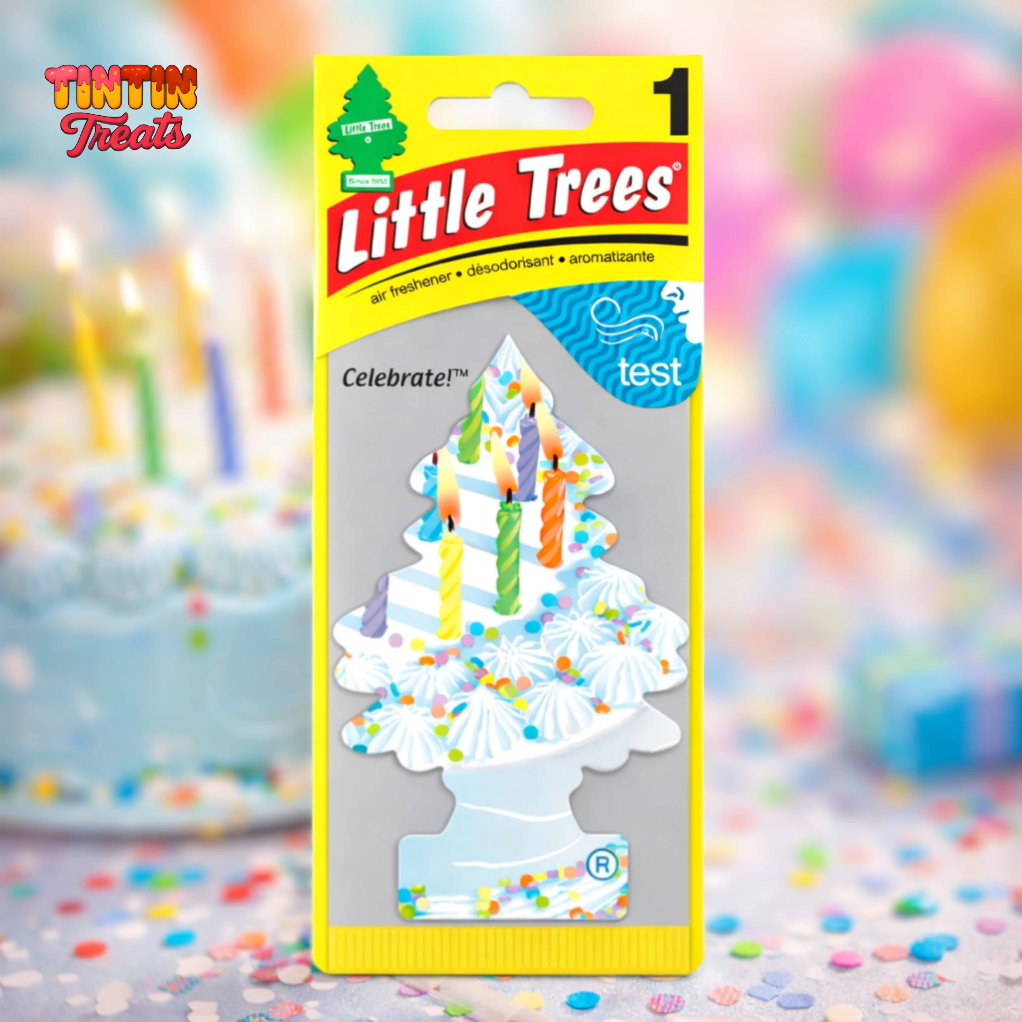 Little Trees Car Air Freshener – Celebrate | Single Unit | 24 per Inner | 144 per Case