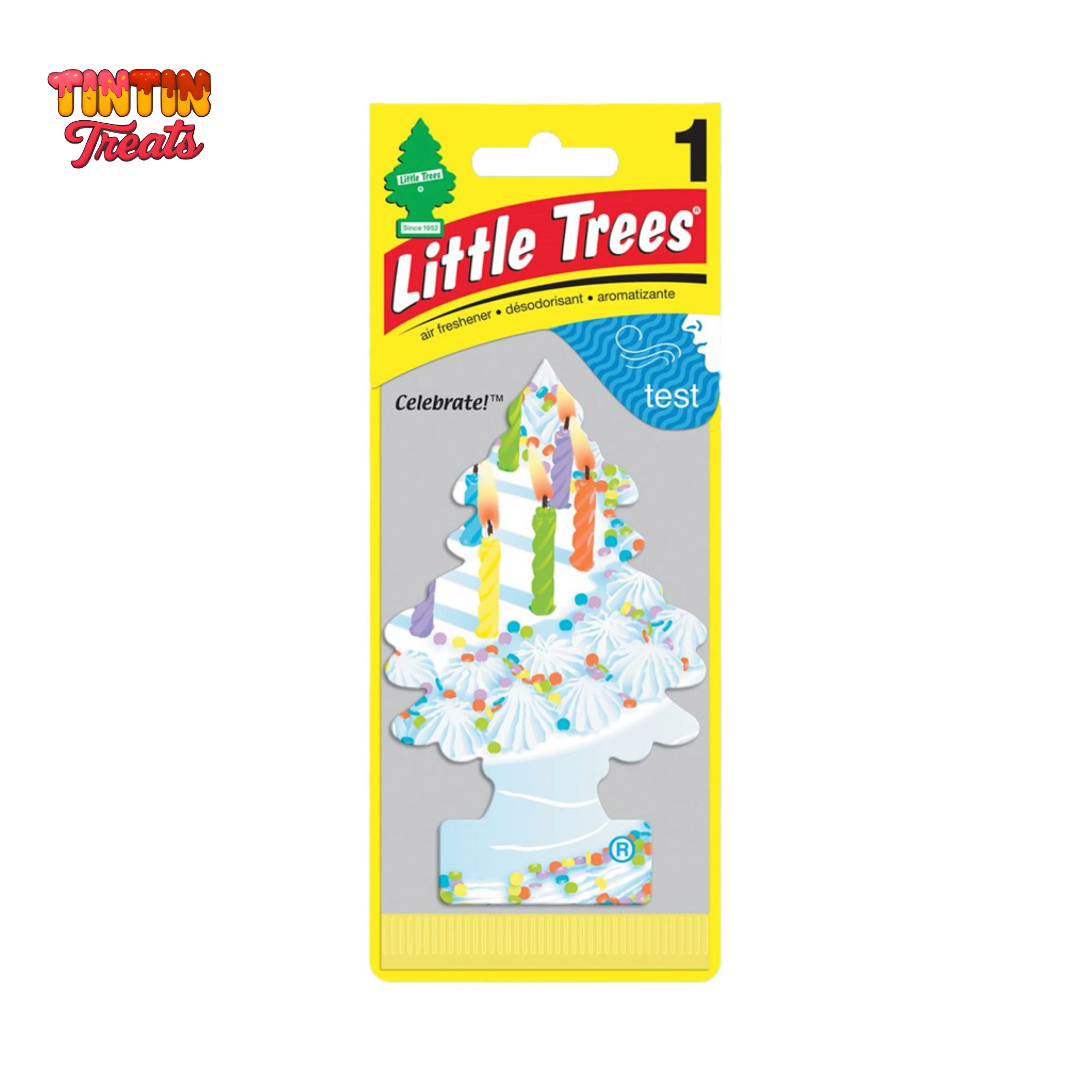 Little Trees Car Air Freshener – Celebrate | Single Unit | 24 per Inner | 144 per Case