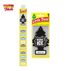 Little Trees Car Air Freshener – Black Ice (Clip Strip) | Single Unit | 24 per Inner | 144 per Case