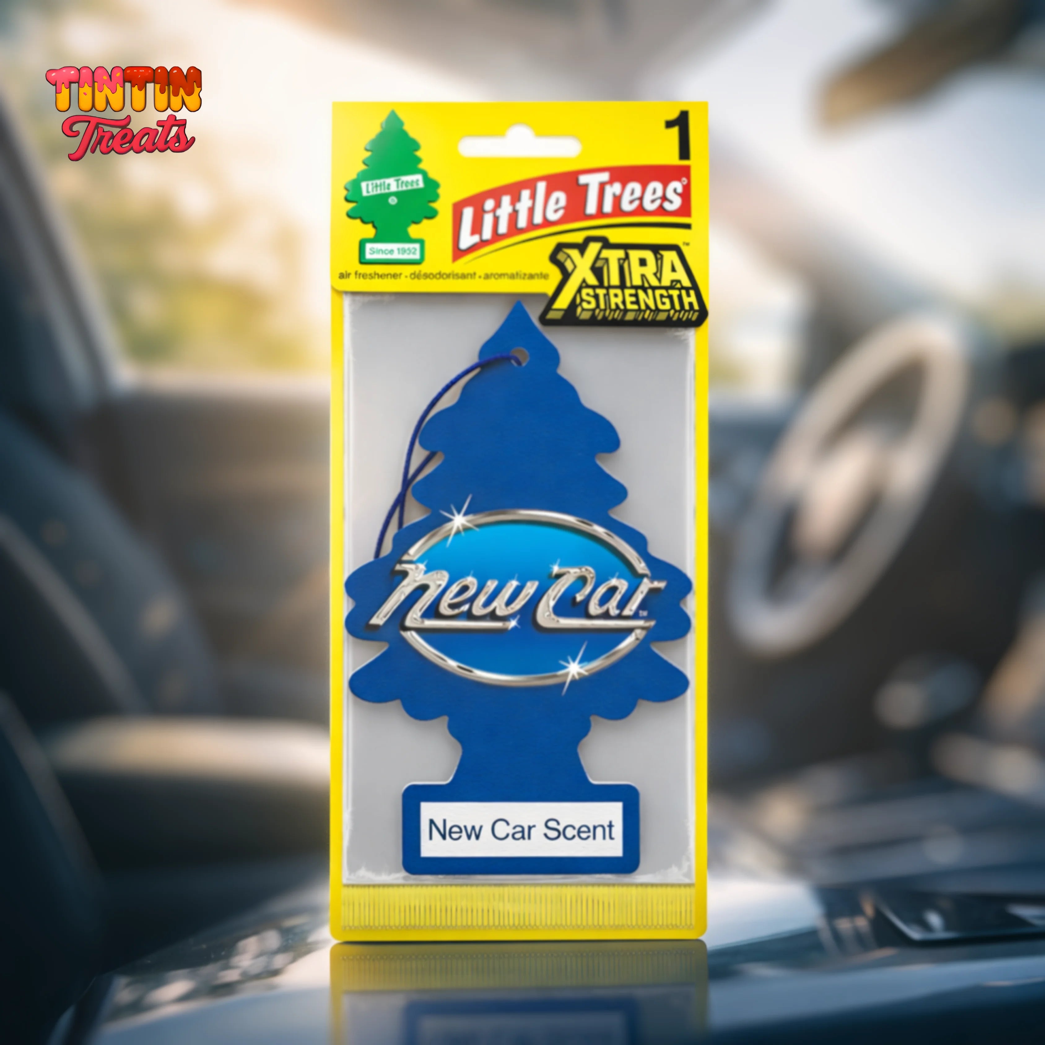Little Trees Car Air Freshener – Extra New Car | Single Unit | 24 per Inner | 144 per Case