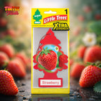 Little Trees Car Air Freshener – Extra Strawberry | Single Unit | 24 per Inner | 144 per Case