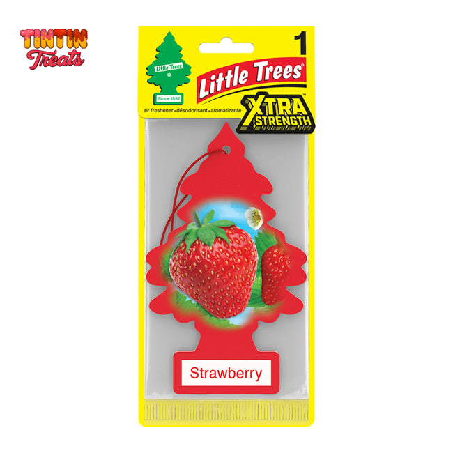 Little Trees Car Air Freshener – Extra Strawberry | Single Unit | 24 per Inner | 144 per Case Main Image
