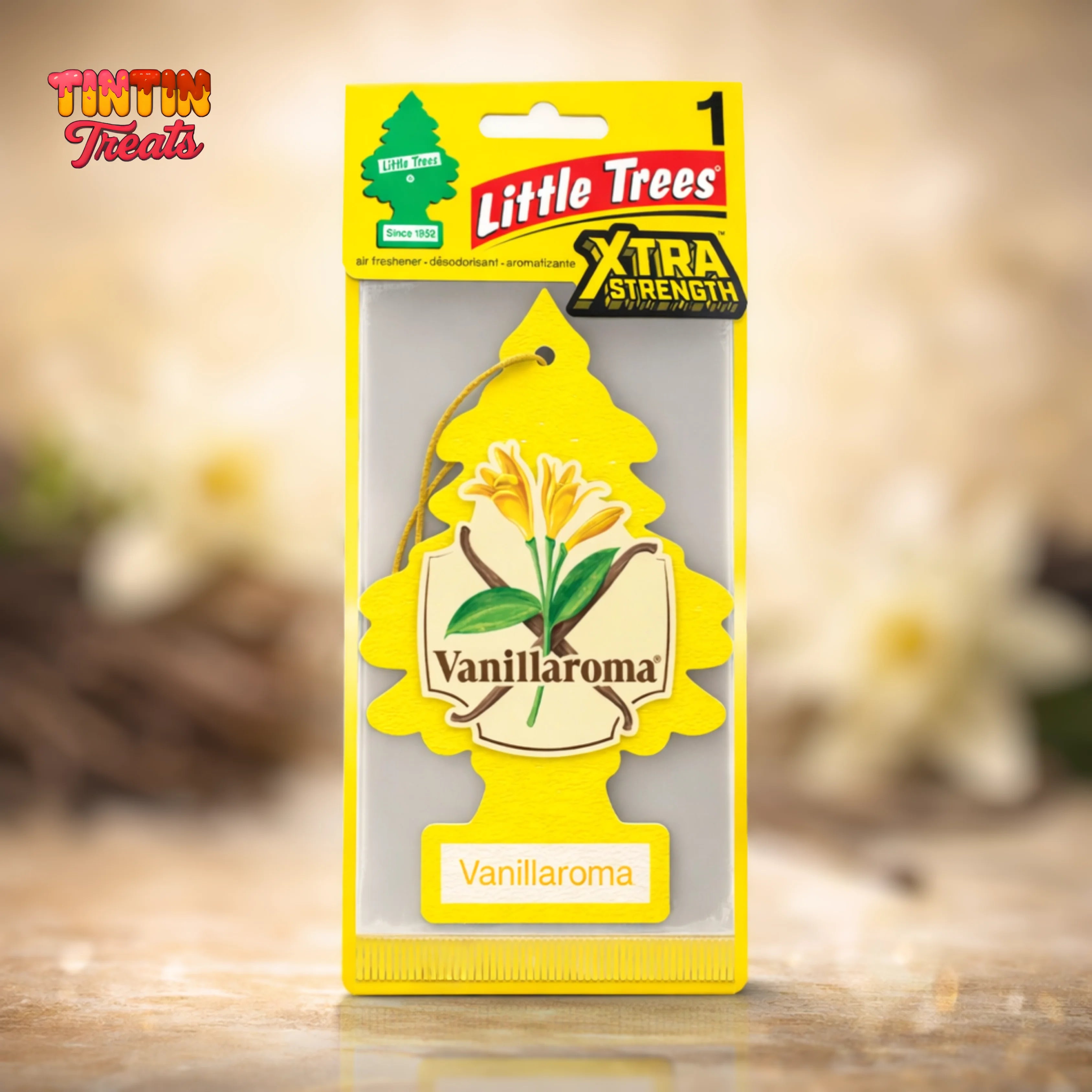 Little Trees Car Air Freshener – Extra Vanilla | Single Unit | 24 per Inner | 144 per Case