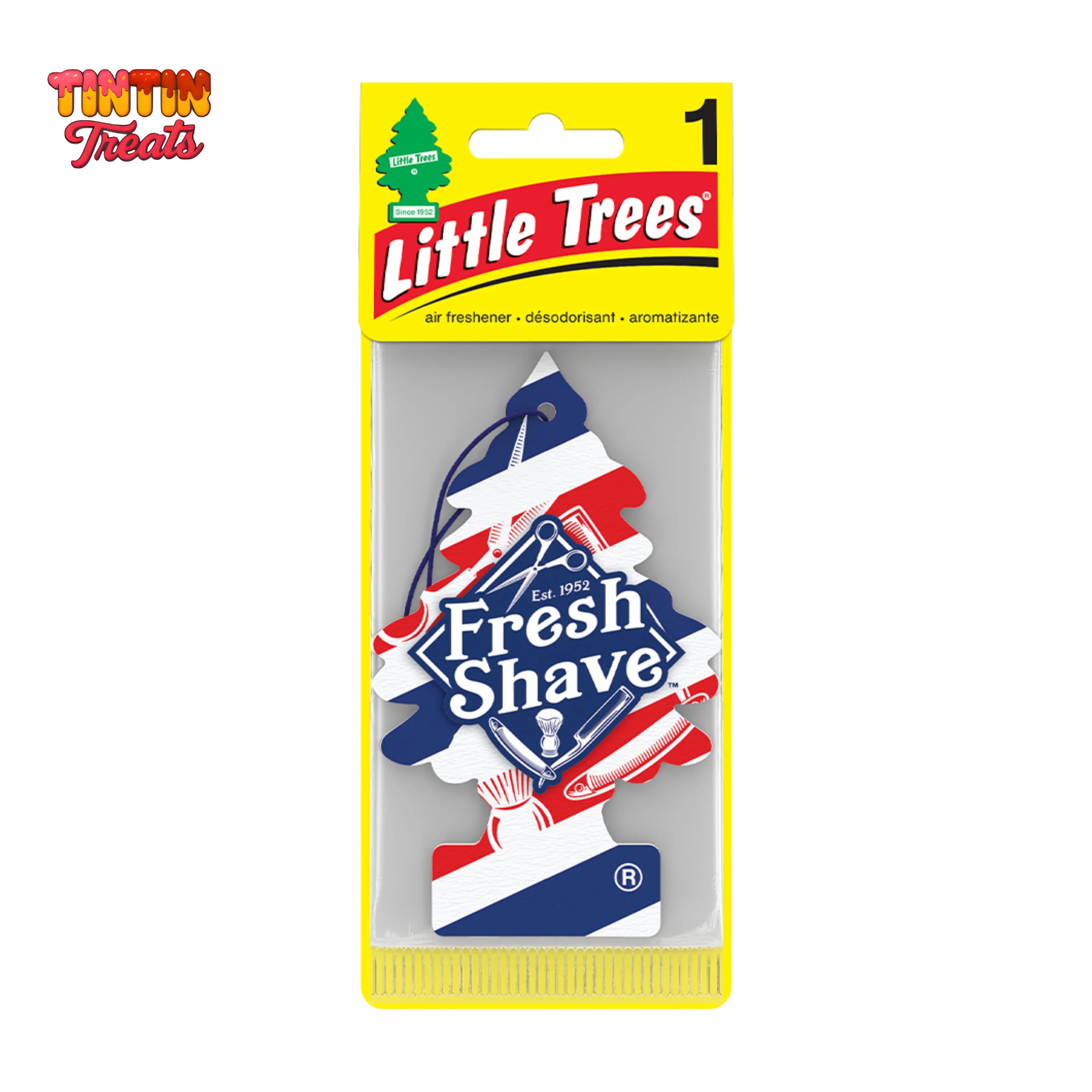 Little Trees Car Air Freshener – Fresh Shave | 1 Ct | 24 per Inner | 144 per Case