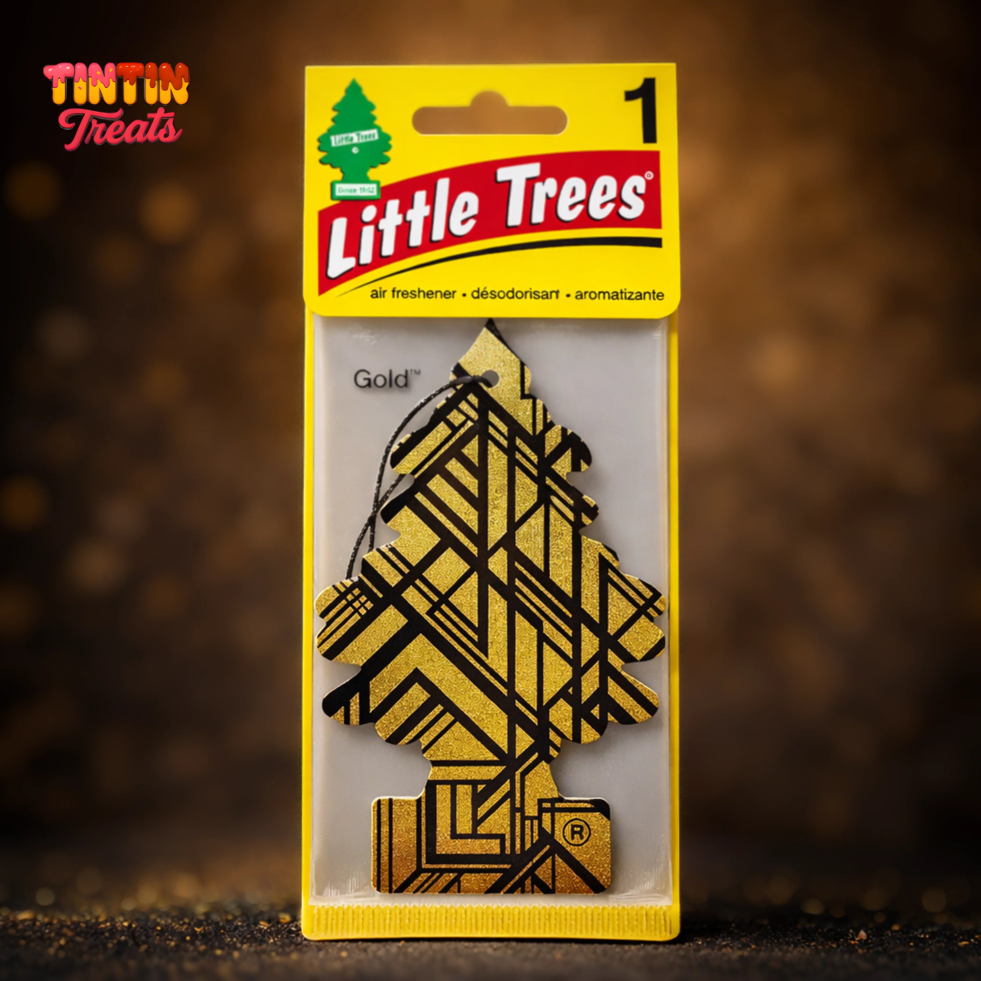 Little Trees Car Air Freshener – Gold | 1 Ct | 24 per Inner | 144 per Case