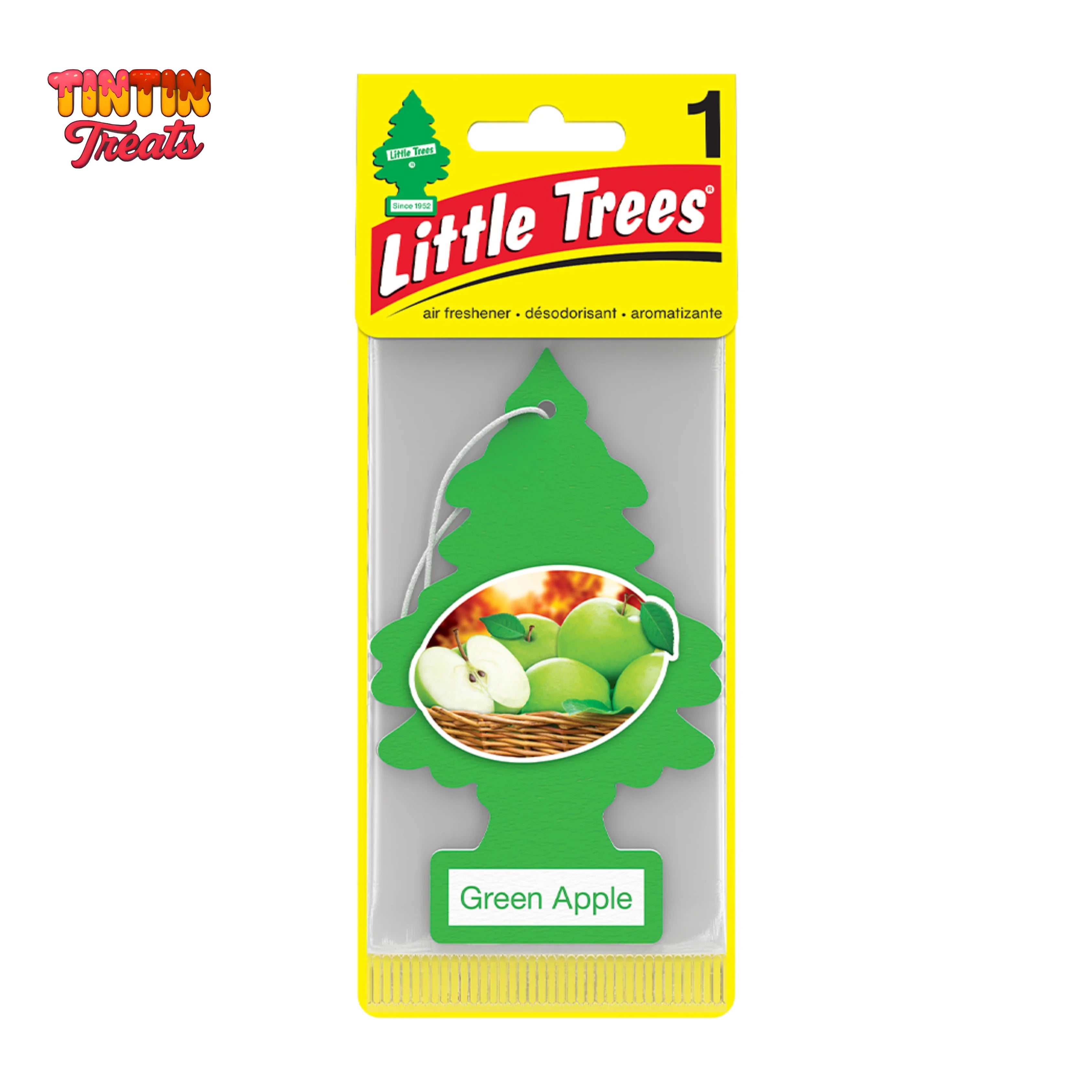 Little Trees Car Air Freshener – Green Apple | 1 Ct | 24 per Inner | 144 per Case
