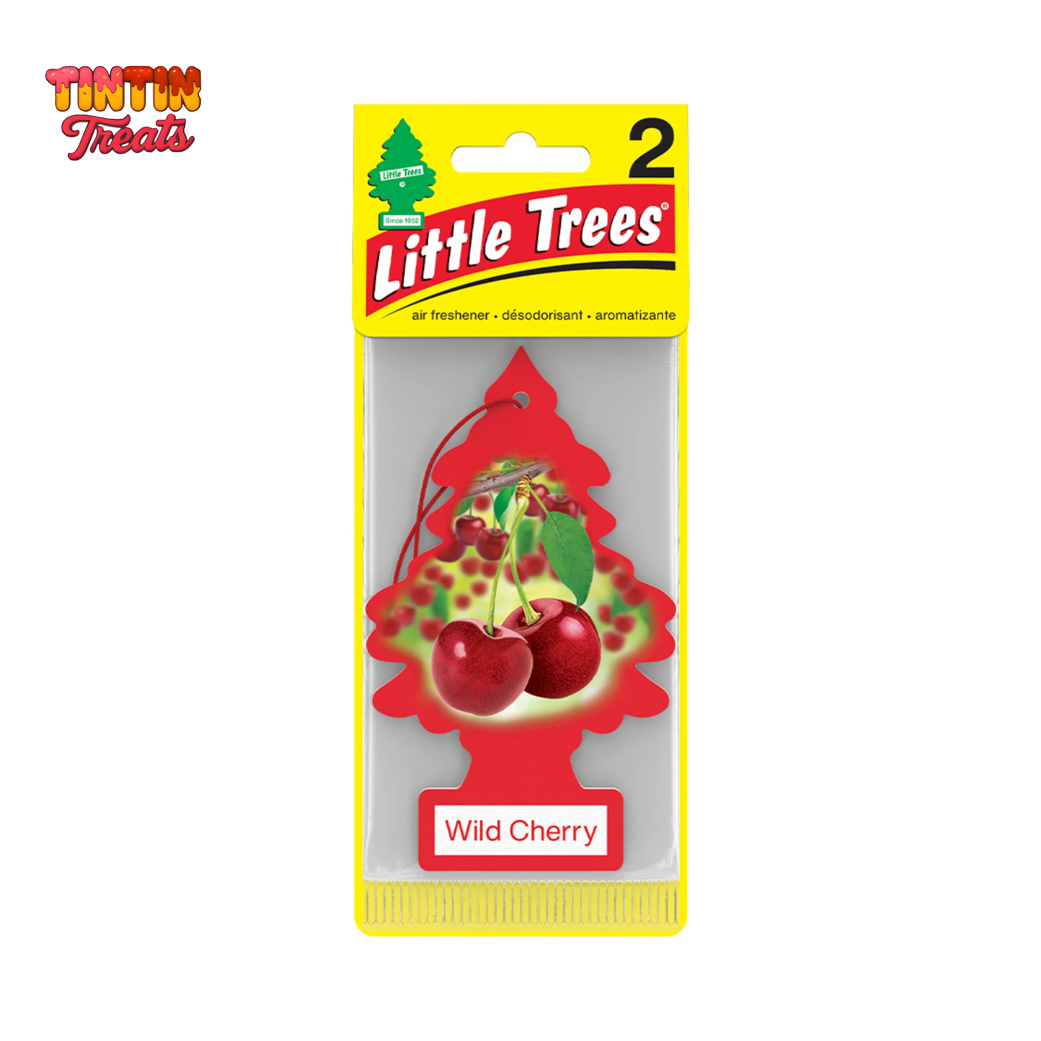 Little Trees Car Air Freshener – Wild Cherry | 2 Ct | 12 per Inner | 72 per Case