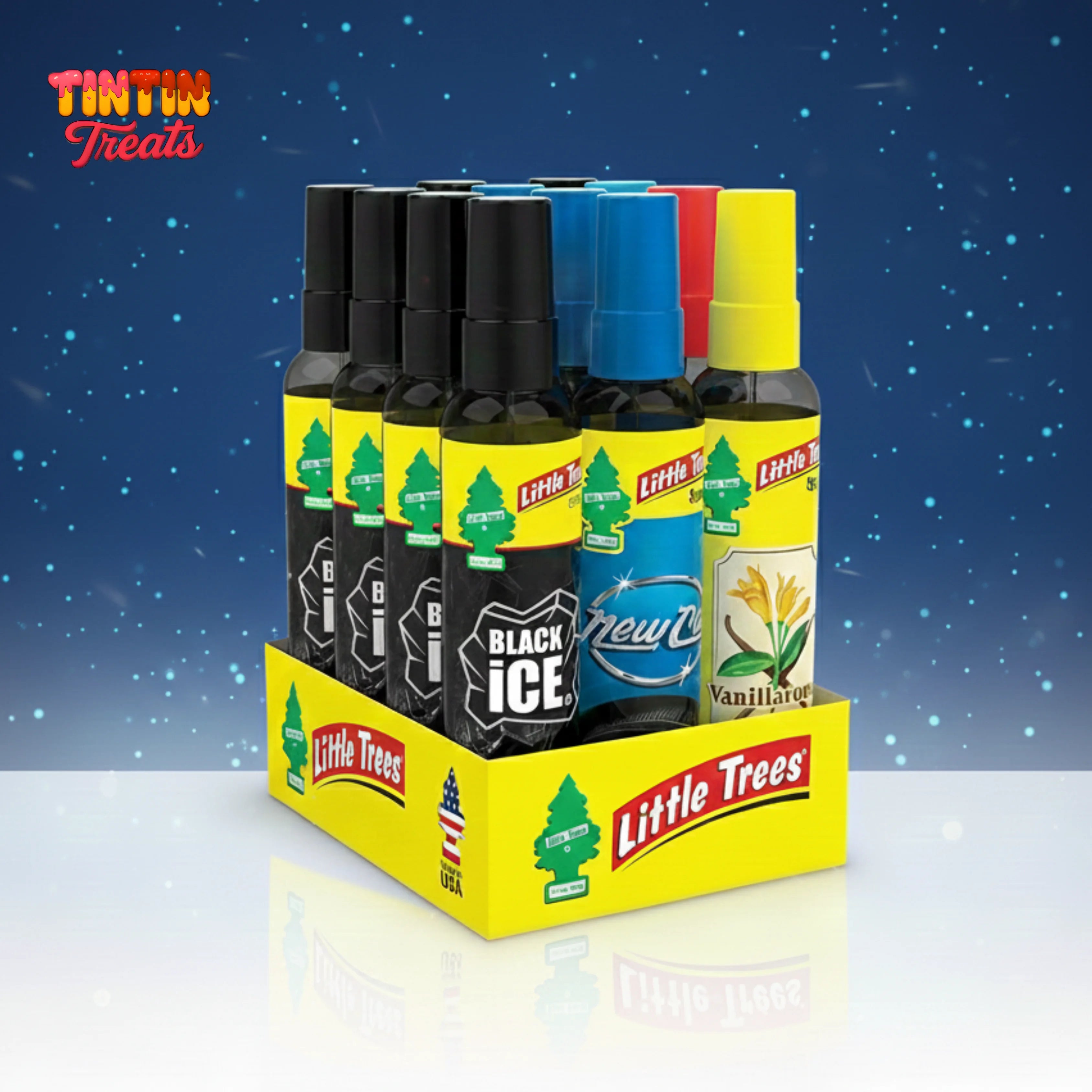 Little Trees Car Air Freshener Spray – Assorted | 3.5 oz | Counter Display | 12 per Inner | 24 per Case