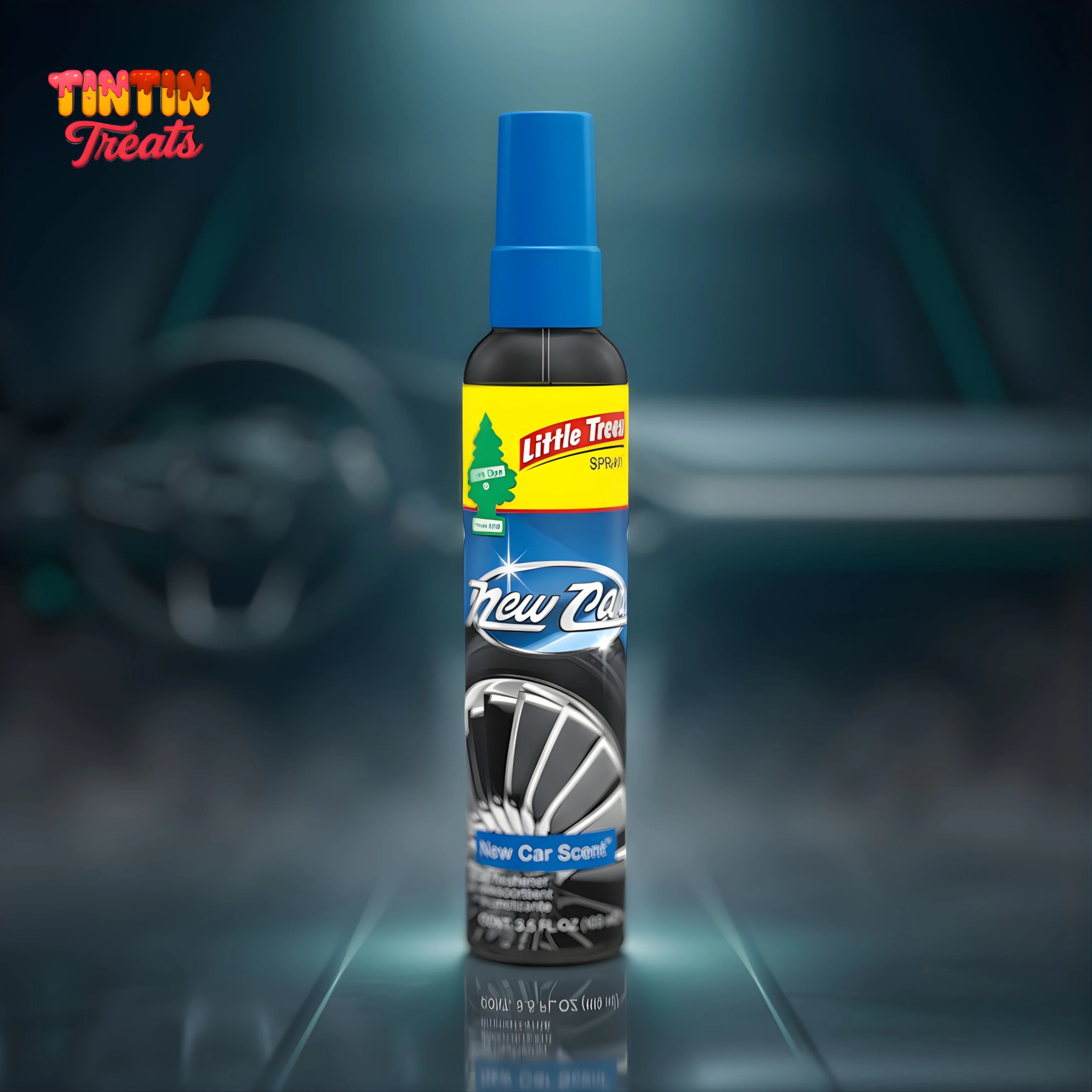 Little Trees Car Air Freshener Spray – New Car Scent | 3.5 oz | 6 per Inner | 24 per Case