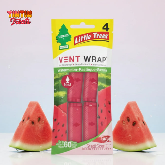 Little Trees Car Air Freshener Vent Wrap – Watermelon | 4 Ct | 4 per Inner | 24 per Case Hover Image
