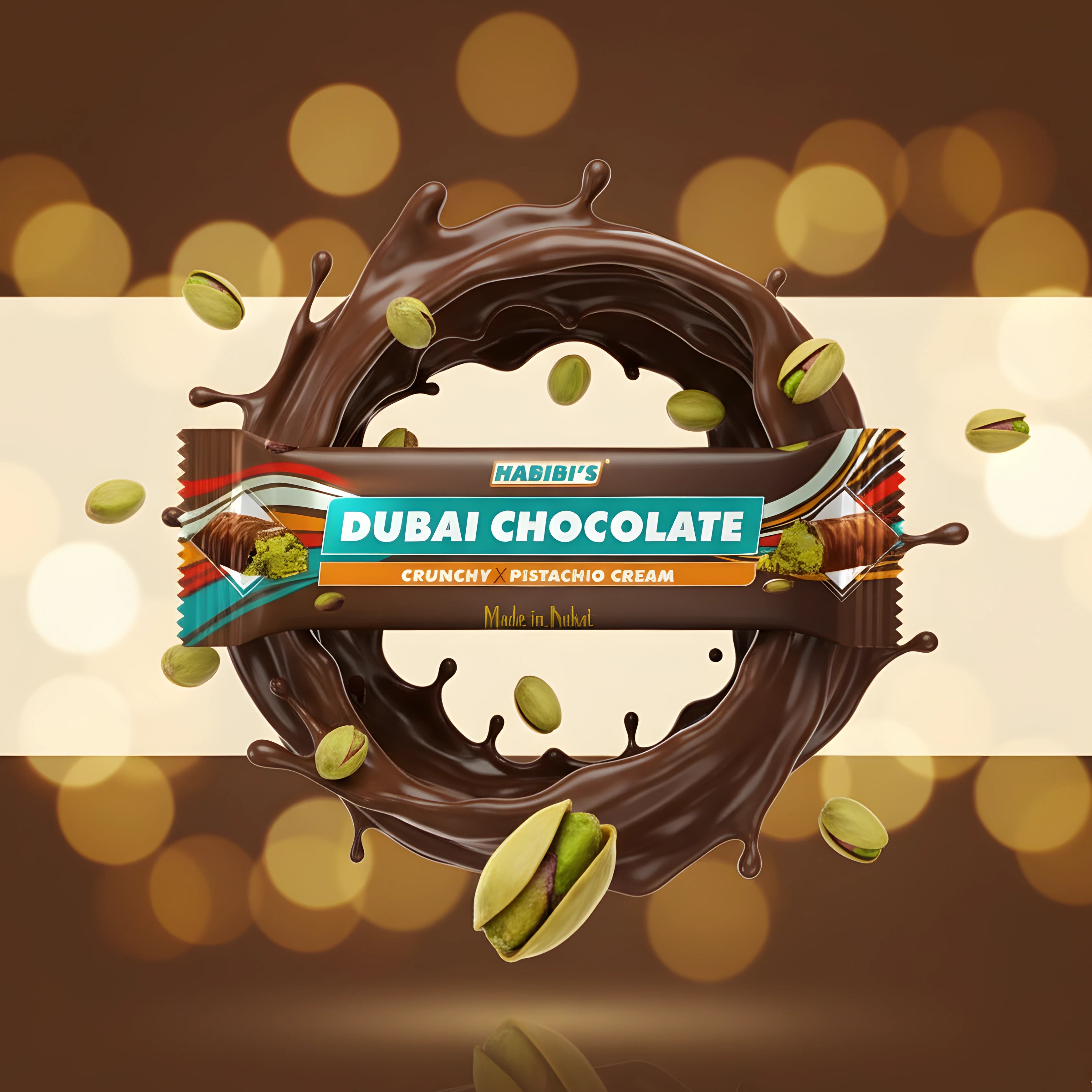 Dubai Chocolate Bar Flavors A Luxurious Taste of Dubai