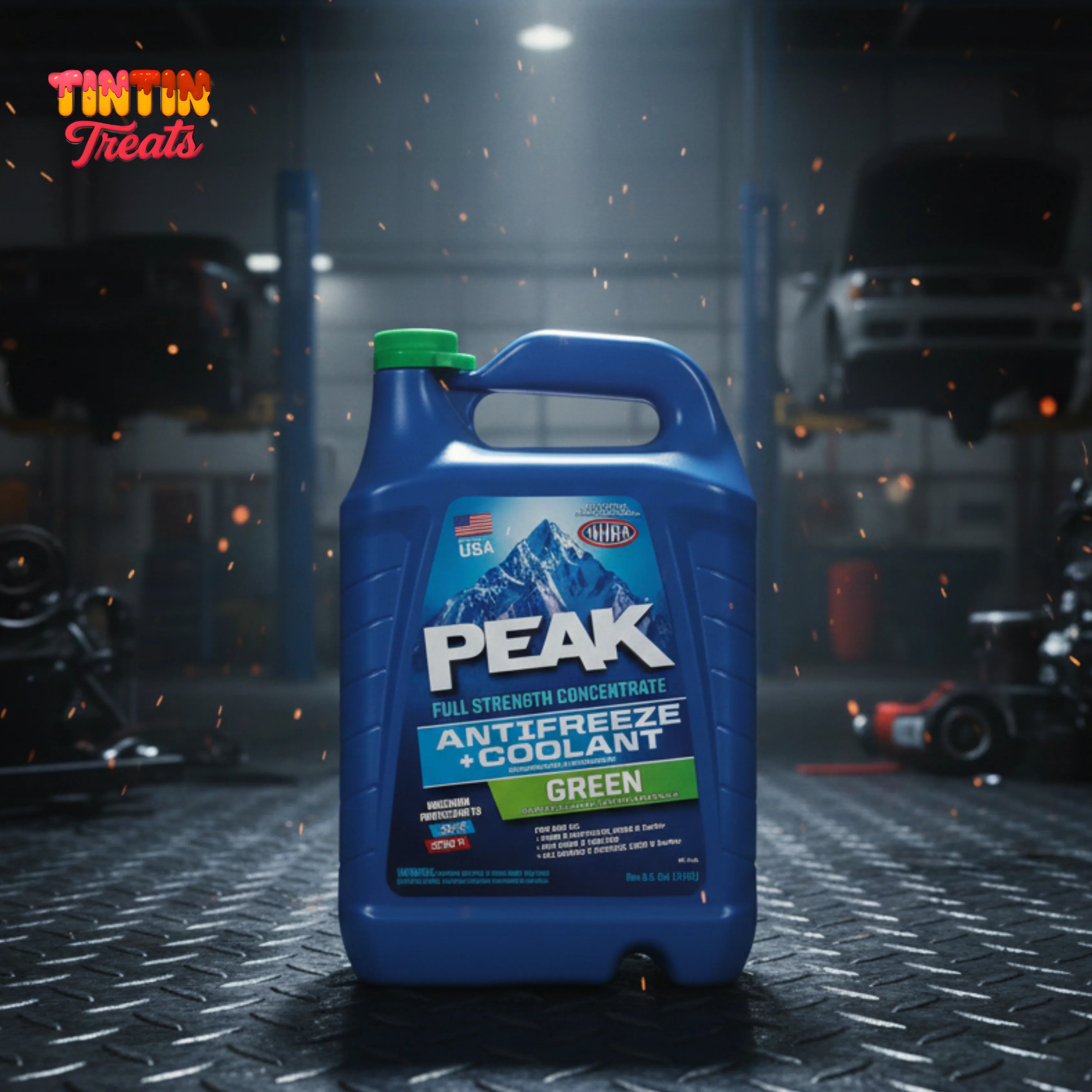 PEAK Antifreeze + Coolant 1 Gal – 50/50 Prediluted Original Green (RUAB53) | Single Unit | 6 per Case