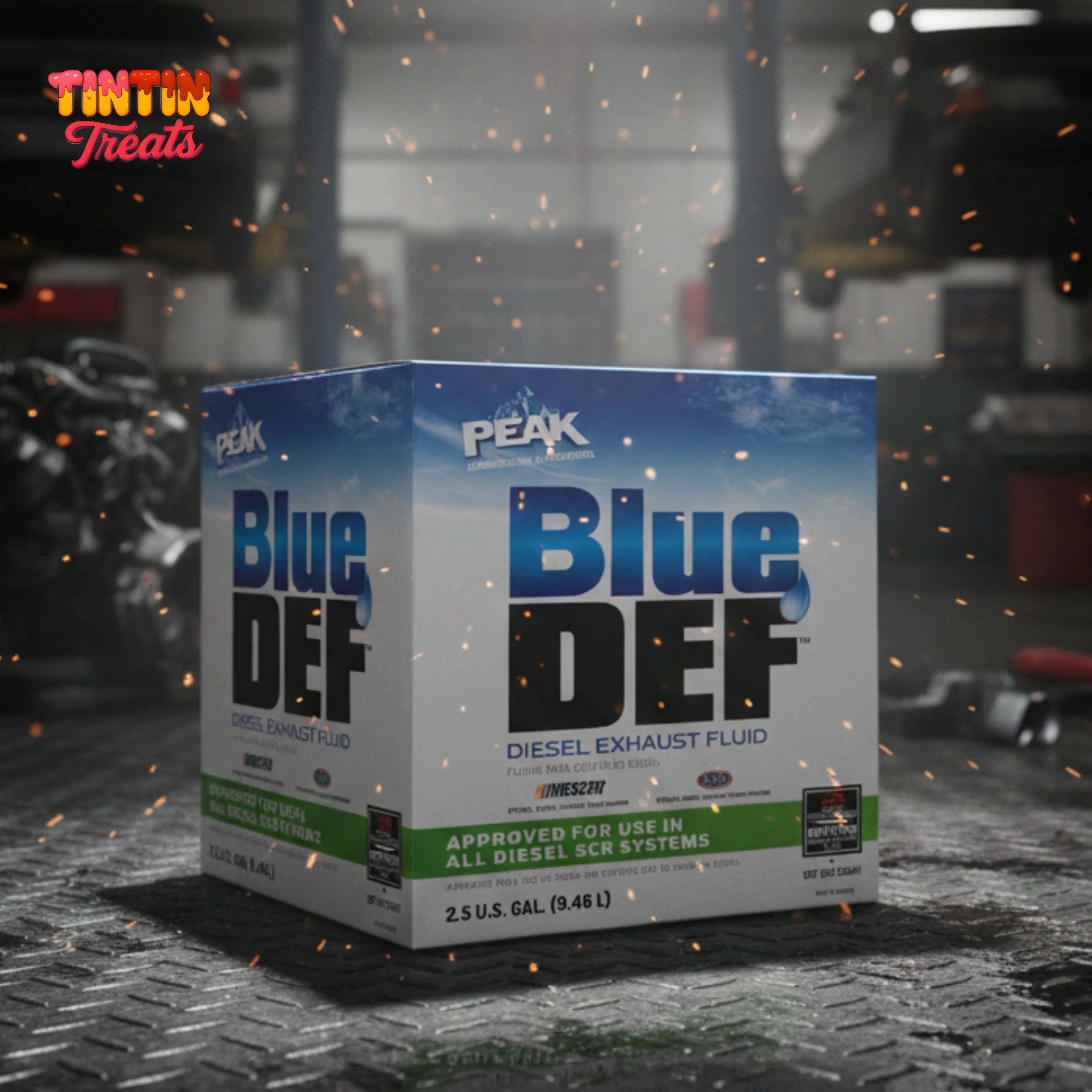 PEAK Blue DEF Fluid 2.5 Gal (DEF002) | Single Unit | 1 per Case