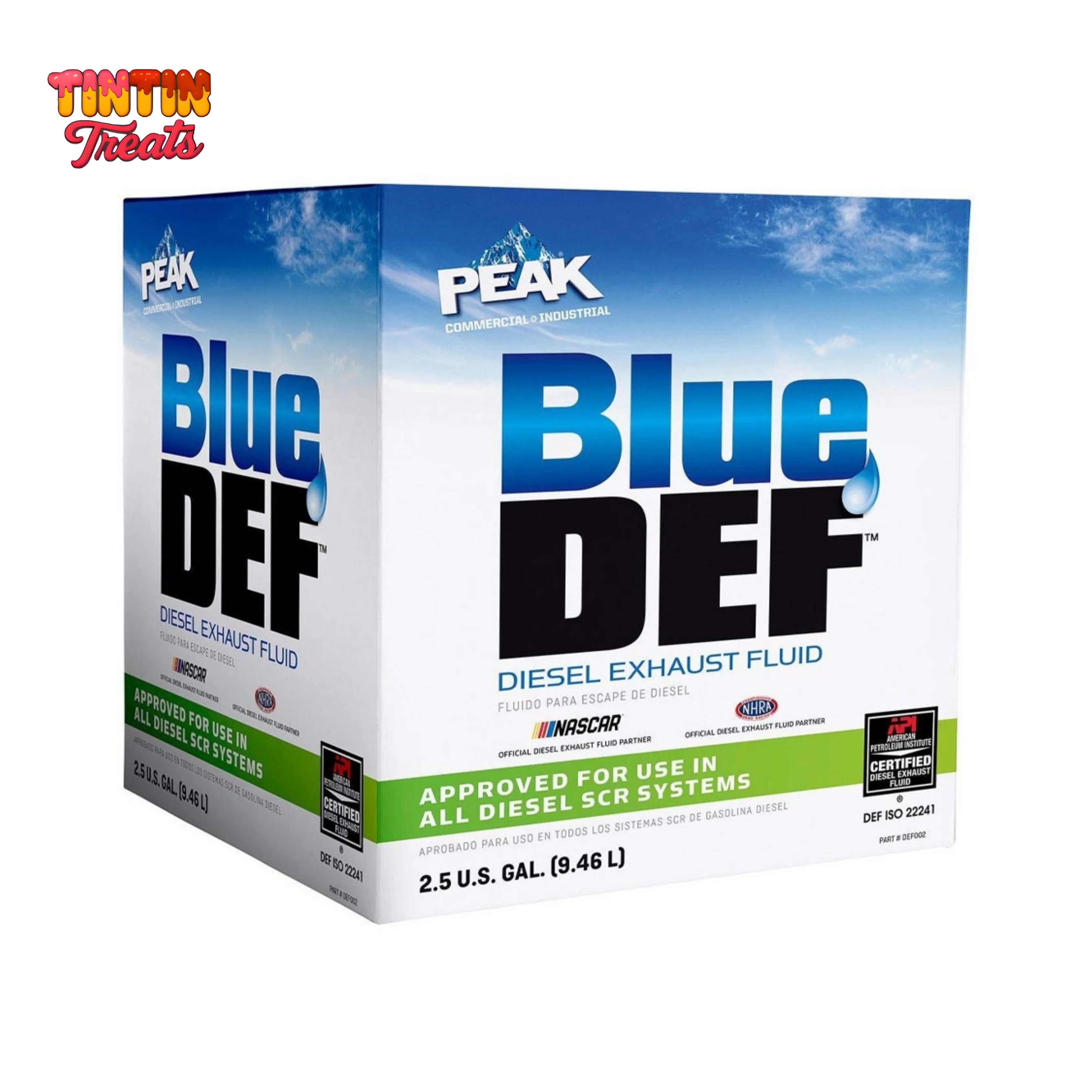 PEAK Blue DEF Fluid 2.5 Gal (DEF002) | Single Unit | 1 per Case