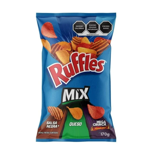 Ruffles Mix Papas Fritas – Assorted Potato Chips | 170g Main Image