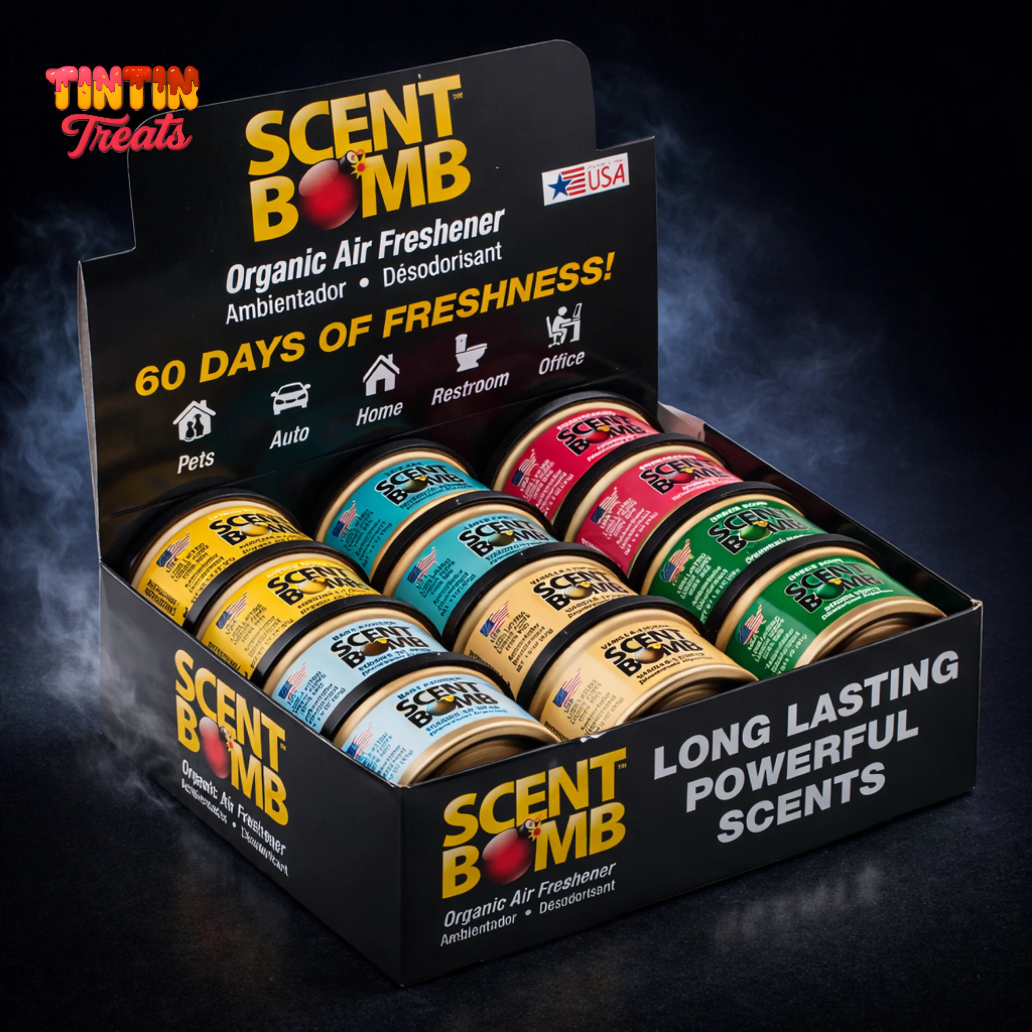 Scent Bomb Can Air Freshener – 1 Ct | 12 per Inner | 144 per Case