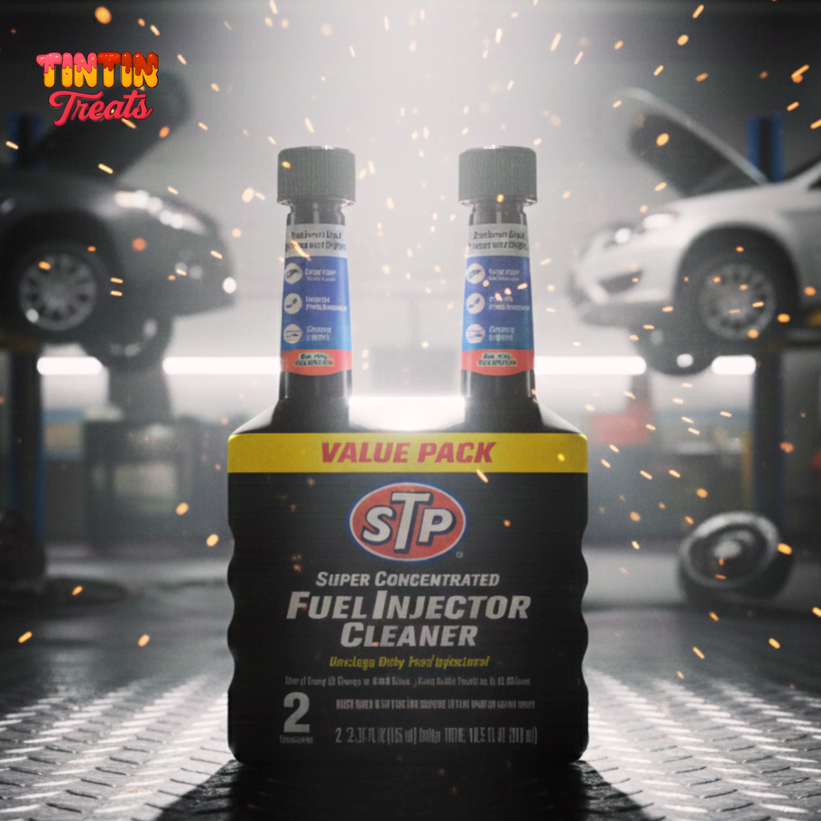 STP Additives 5.25 oz 2 PK – Super Concentrated Fuel Injector Cleaner | Single Unit | 6 per Case