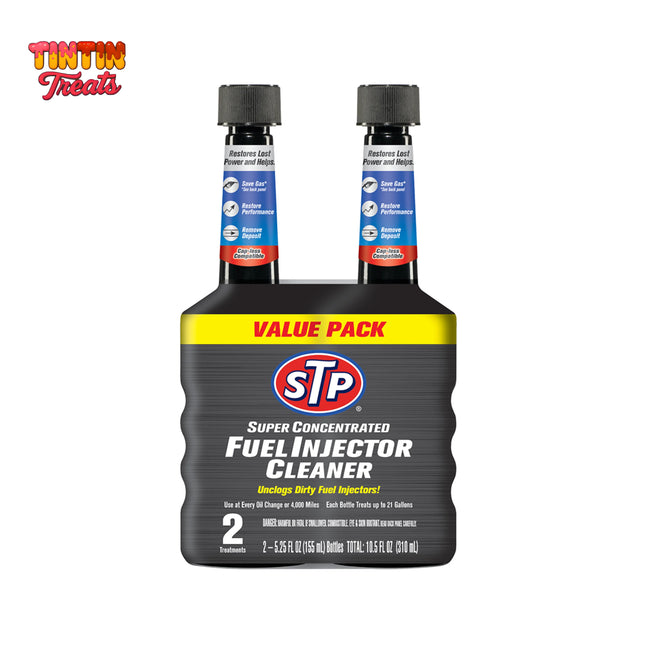 STP Additives 5.25 oz 2 PK – Super Concentrated Fuel Injector Cleaner | Single Unit | 6 per Case Main Image