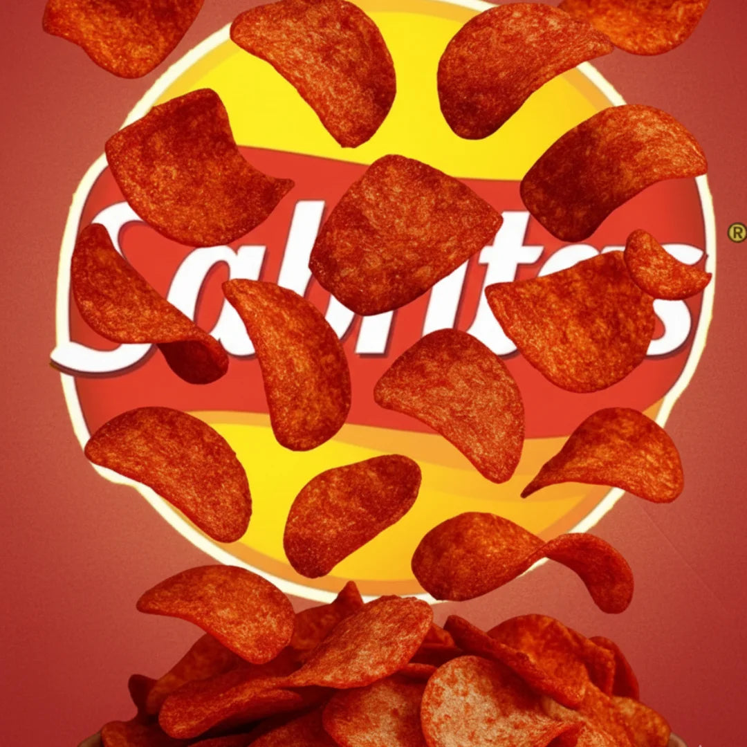 Sabritas Adobadas - Classic Mexican Spicy Adobo Chips| 105g Pack