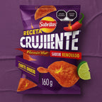 Sabritas Receta Crujiente Flamin’ Hot Mexican Spicy Crunch Chips | 160g