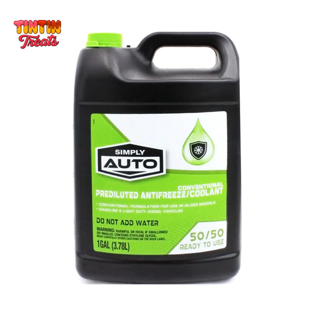 Simply Auto Coolant/Antifreeze Green 50/50 – 1 Gal | Single Unit | 6 per Case Main Image