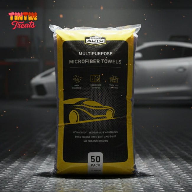 Simply Auto Edgeless Microfiber Towels – 50 Ct | Single Unit | 8 per Case Hover Image