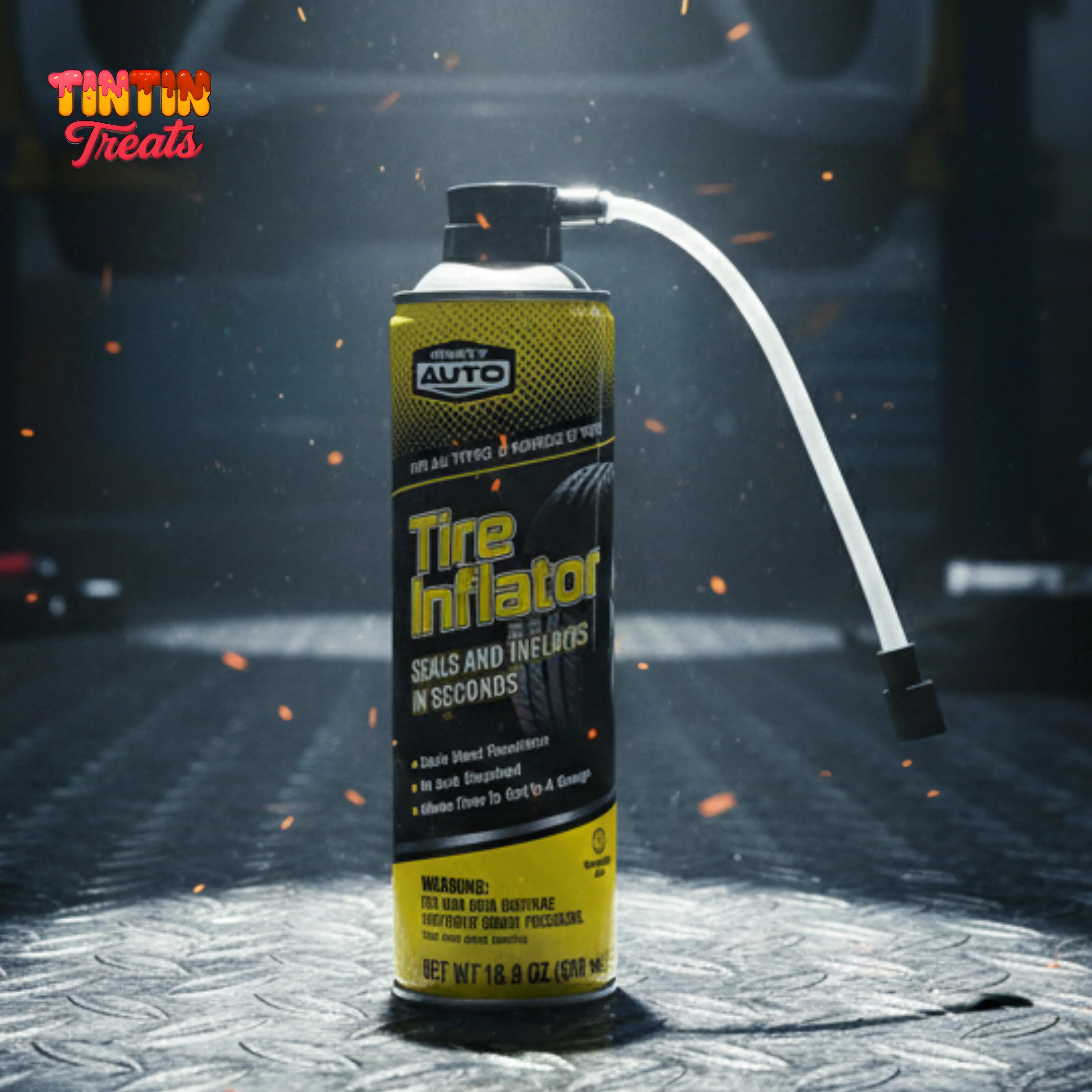 Simply Auto Tire Inflator – 16.9 oz / 500 ml (Regular) | Single Unit | 12 per Case