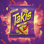 Takis Fuego Pepper & Lime - Extreme Hot Chili Snack | 140g